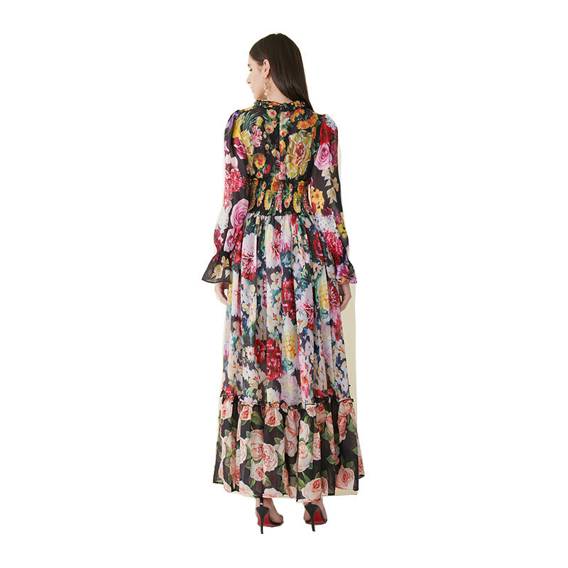 Printed  maxi dress