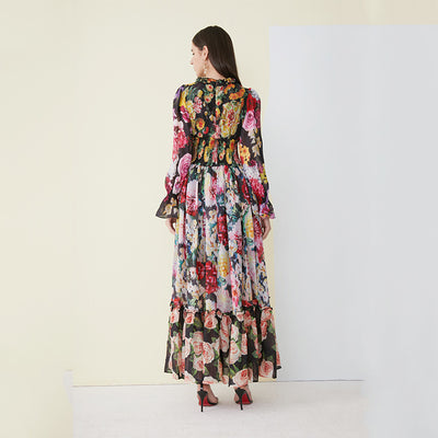 Printed  maxi dress