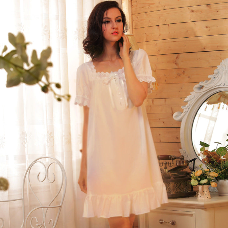 Cotton Retro Nighty Dress