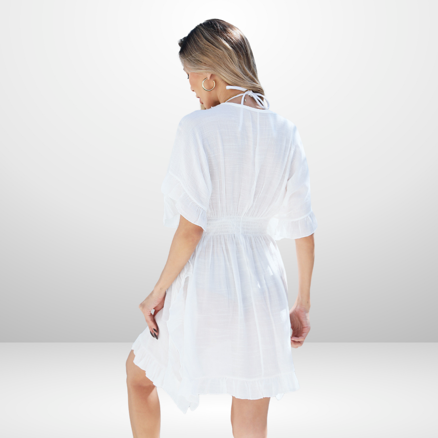 Beach Cover-up Tassel Dress